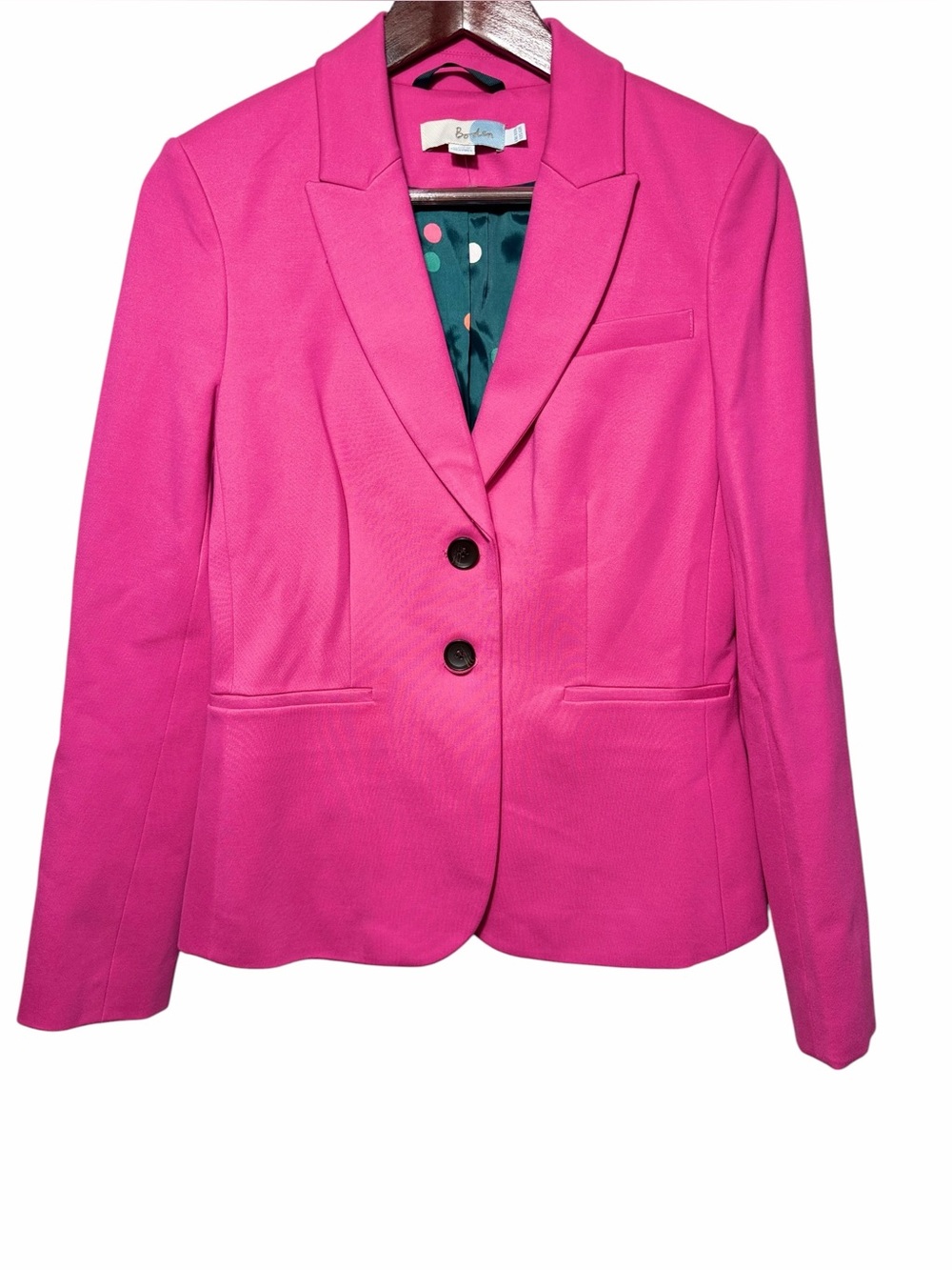 Boden suit blazer and pencil skirt  2 piece pink set women size 6